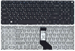 Клавиатура для ноутбука Acer Aspire E5-522, E5-522G, V3-574G, E5-573, E5-573G, E5-573T, E5-573T, E5-532G, E5-722, E5-772, F5-571, F5-571G, F5-572, F5-572G, Packard Bell EasyNote TE69BH